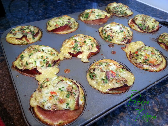 Easy Bacon and Egg Cups Muffins