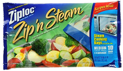 ziploc steamer bags