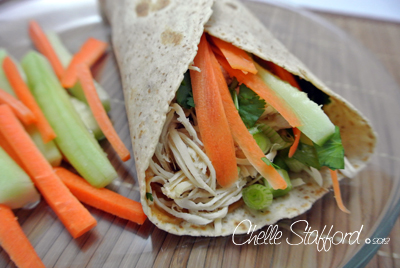 Thai Wrap - clean and healthy recipe