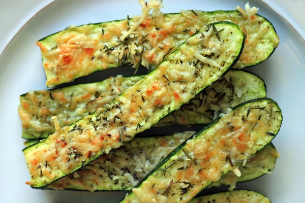 Easy Parmesan Herb Zucchini