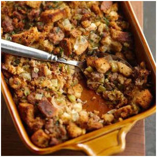 Sausage, Leek and Cornbread Stuffing Recipe