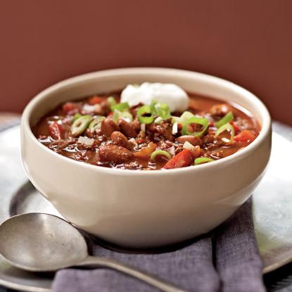 clean slow cooker recipe - chili, bison