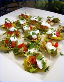 Healthy Artichoke Nachos