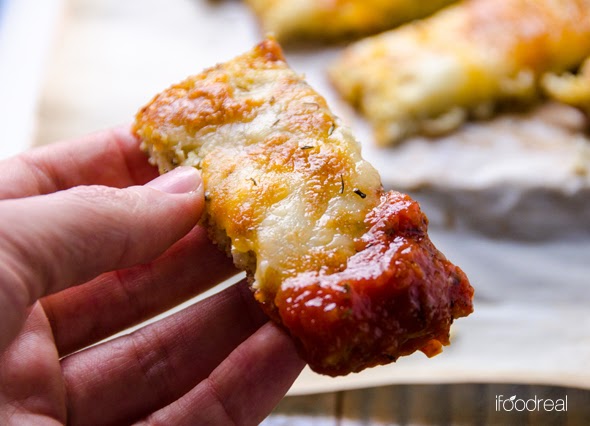 Clean Eating Gluten Free, Dairy Free Cauliflower Breadsticks