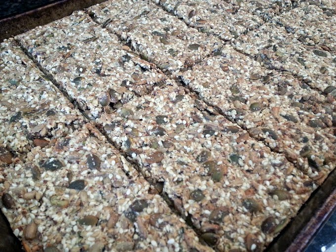 Clean Eating Gluten Free, Dairy Free Seed Crackers