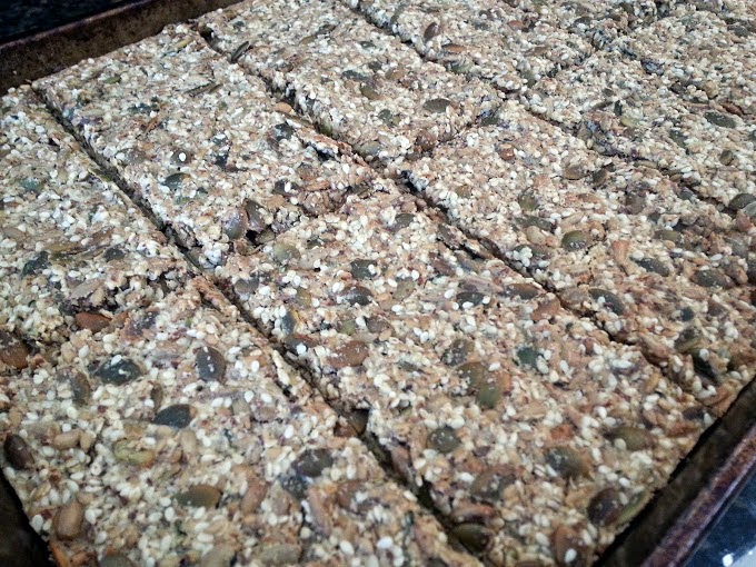 Clean Eating Gluten Free, Dairy Free Seed Crackers